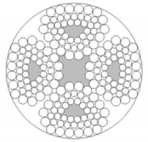 4V×48S+FC four‑strand steel wire rope