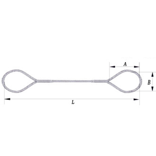Steel Wire Rope Sling‑Hand‑Spliced Eye (Fibre Core)
